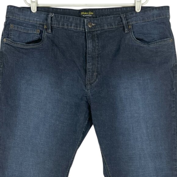 Urban Star Men's Blue Straight Leg Stretch Denim Jeans Size 44x30 Regular - Picture 3 of 12